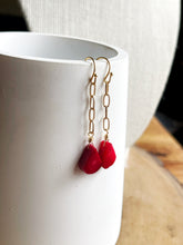 Load image into Gallery viewer, Faux Coral Earrings
