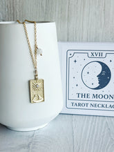 Load image into Gallery viewer, The Moon Tarot Card Necklace
