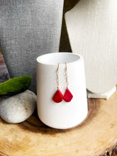 Load image into Gallery viewer, Faux Coral Earrings
