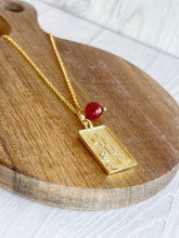 Load image into Gallery viewer, The Hermit Tarot Card Necklace
