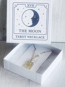 The Moon Tarot Card Necklace