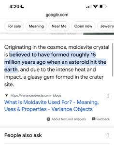 This Goddamn Piece of Moldavite