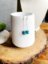 Load image into Gallery viewer, Stacked Apatite Chain Earrings
