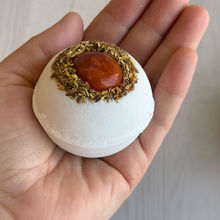 Load image into Gallery viewer, Carnelian &amp; Osmanthus Bath Bomb
