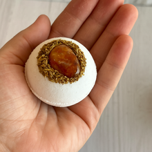 Load image into Gallery viewer, Carnelian &amp; Osmanthus Bath Bomb
