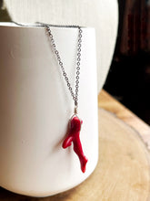 Load image into Gallery viewer, Faux Coral Branch Necklace
