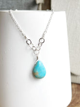 Load image into Gallery viewer, Turquoise Teardrop Necklace
