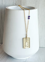 Load image into Gallery viewer, High Priestess Tarot Card Necklace
