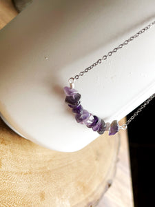 Amethyst Chip Necklace