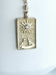 The Moon Tarot Card Necklace