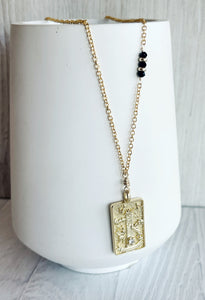 The Tower Tarot Card Necklace