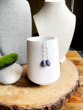 Load image into Gallery viewer, Glass swirl earrings
