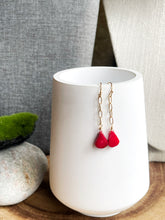 Load image into Gallery viewer, Faux Coral Earrings
