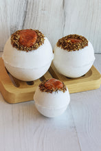 Load image into Gallery viewer, Carnelian &amp; Osmanthus Bath Bomb
