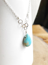 Load image into Gallery viewer, Turquoise Teardrop Necklace
