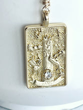 Load image into Gallery viewer, The Tower Tarot Card Necklace
