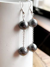Load image into Gallery viewer, Coated Lava Earrings
