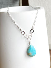 Load image into Gallery viewer, Turquoise Teardrop Necklace
