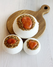 Load image into Gallery viewer, Carnelian &amp; Osmanthus Bath Bomb
