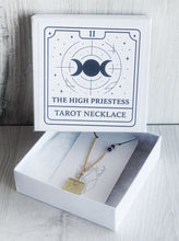Load image into Gallery viewer, High Priestess Tarot Card Necklace
