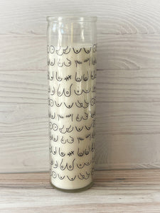 Boobies Prayer Candle
