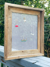 Load image into Gallery viewer, Barn Wood Frame Earring Display
