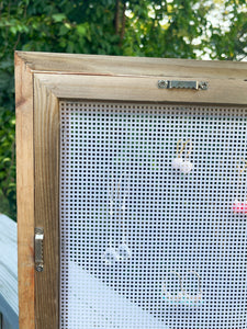 Barn Wood Frame Earring Display