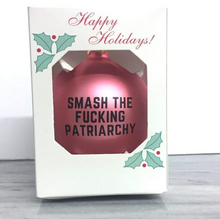 Load image into Gallery viewer, Smash The Patriarchy Tree Ornament
