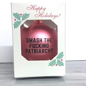 Smash The Patriarchy Tree Ornament