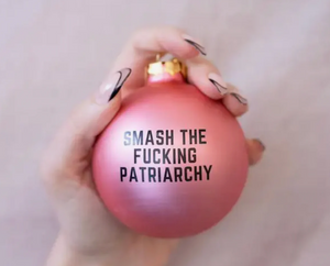 Smash The Patriarchy Tree Ornament
