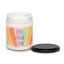Load image into Gallery viewer, Live Laugh Cum Scented Soy Wax Candle
