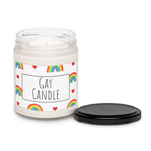 Load image into Gallery viewer, Gay Candle Scented Soy Wax Candle - 9oz
