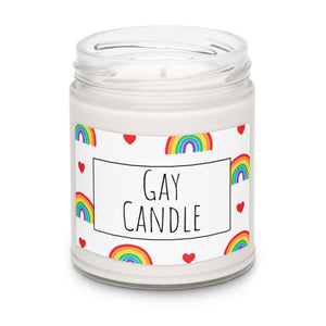 Gay Candle Scented Soy Wax Candle - 9oz