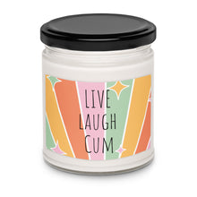 Load image into Gallery viewer, Live Laugh Cum Scented Soy Wax Candle
