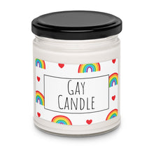 Load image into Gallery viewer, Gay Candle Scented Soy Wax Candle - 9oz
