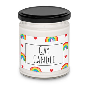 Gay Candle Scented Soy Wax Candle - 9oz