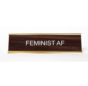 Feminist AF Nameplate