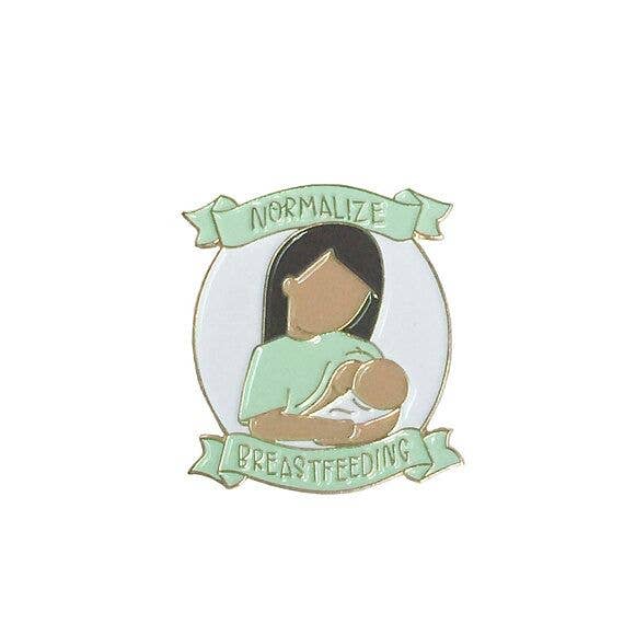 Normalize Breastfeeding Enamel Pin #2