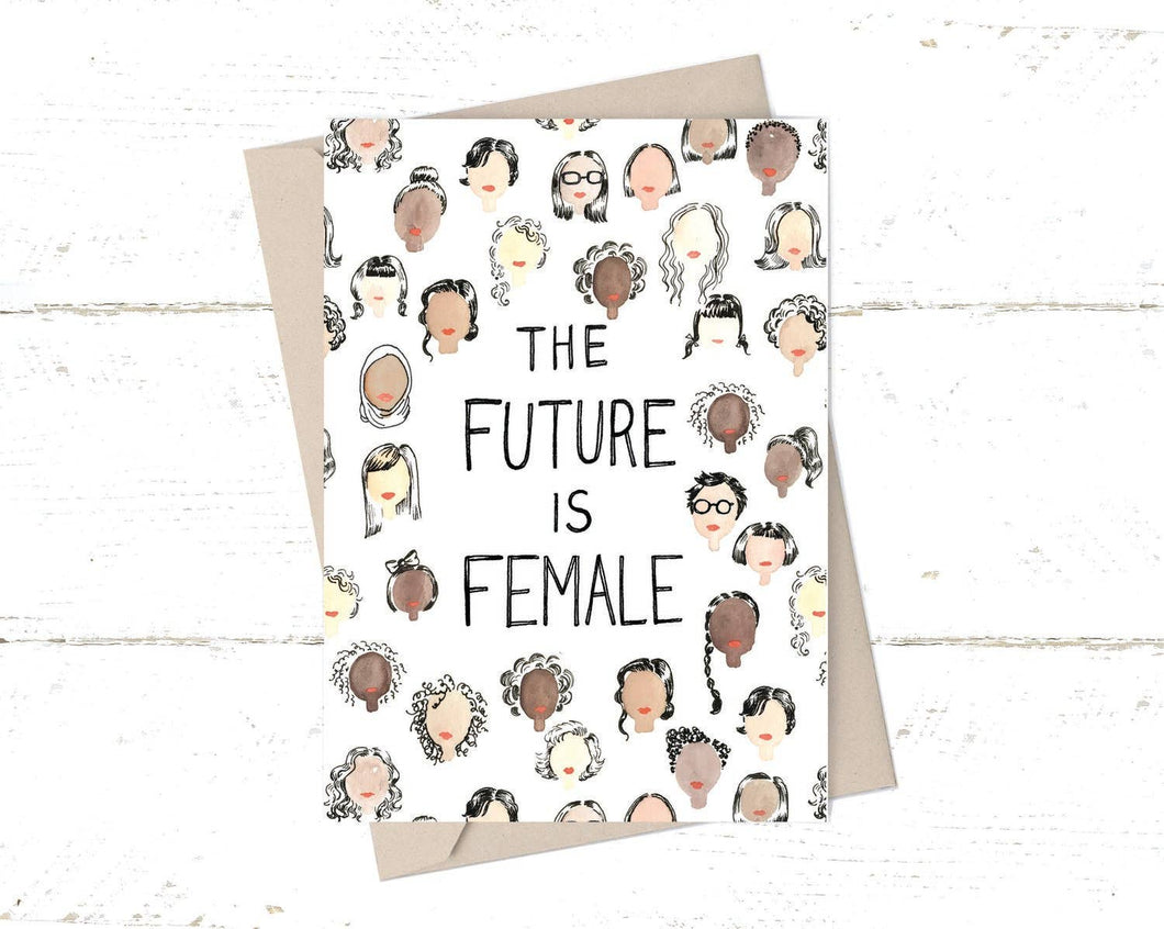 The Future is Female - Greeting Card - HALF OFF