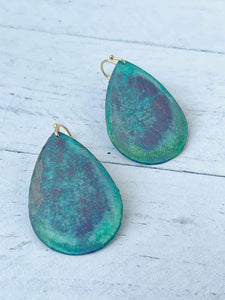 Funny I Just Said To Do That But It Sounds Better When You Say It Earrings - Verdigris