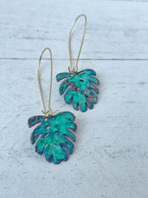 Load image into Gallery viewer, I See Through Your Weaponized Incompetence Now Do The Fucking Dishes Earrings - Verdigris
