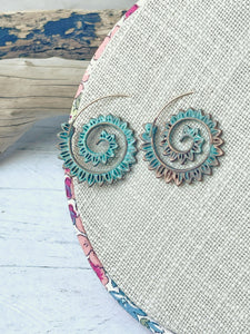 I’m Asking You To Do A Load Of Laundry Not Climb Everest Earrings - Verdigris