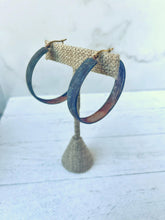 Load image into Gallery viewer, Rust Hoop Earrings
