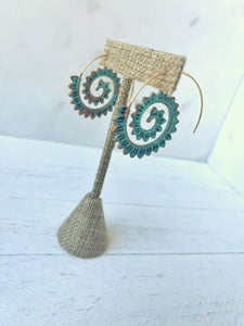 I’m Asking You To Do A Load Of Laundry Not Climb Everest Earrings - Verdigris