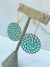 Load image into Gallery viewer, Mental Load is Heavy Lifting Earrings - Verdigris
