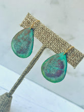 Load image into Gallery viewer, Funny I Just Said To Do That But It Sounds Better When You Say It Earrings - Verdigris
