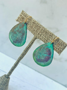 Funny I Just Said To Do That But It Sounds Better When You Say It Earrings - Verdigris