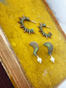 Stop Trying To Problem Solve My Feelings And Just Allow Me To Have Them Earring Set - Verdigris