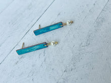 Load image into Gallery viewer, My Face Looks Tired Because I AM Tired But Thank You For Constantly Pointing This Out To Me Earrings - Verdigris
