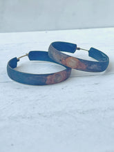 Load image into Gallery viewer, Rust Hoop Earrings
